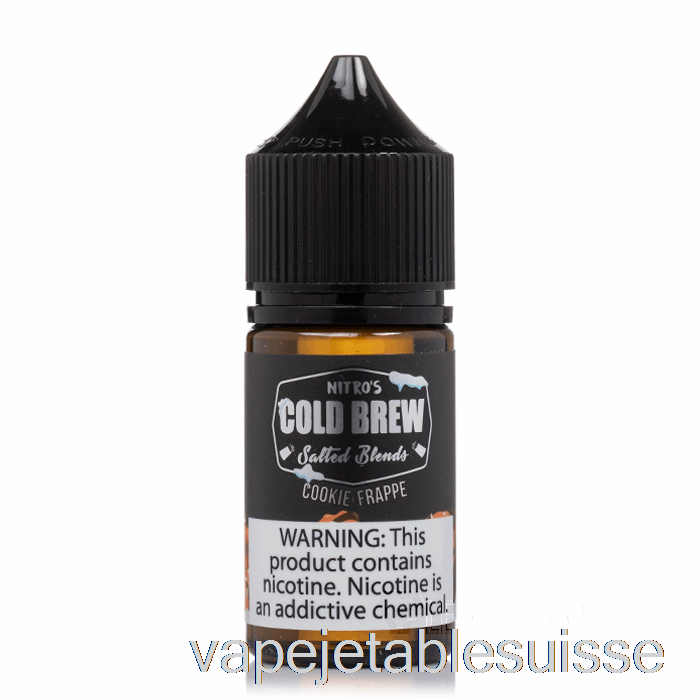 Vape Suisse Cookie Frappe - Sels D'infusion Froide Nitros - 30ml 45mg
